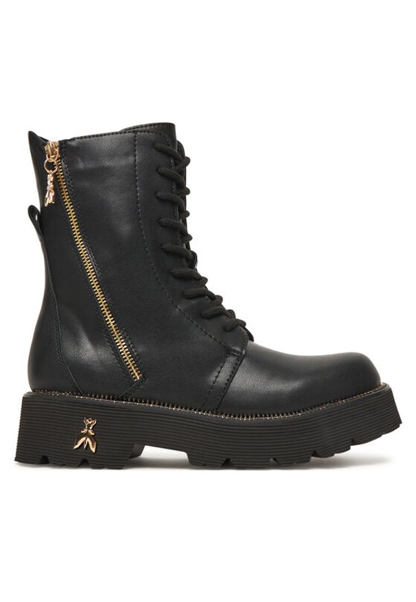 Patrizia Pepe Trzewiki PPJ961.31 Czarny. Kolor: czarny. Materiał: skóra