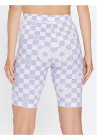 Vans Kolarki Wm Flying V Print VN0A7PNE Fioletowy Regular Fit. Kolor: fioletowy. Materiał: bawełna. Wzór: nadruk #5