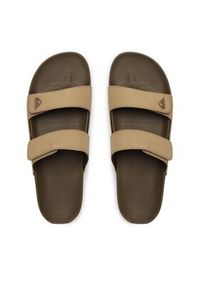 Quiksilver Klapki AQYL101256 Beżowy. Kolor: beżowy. Materiał: skóra #4