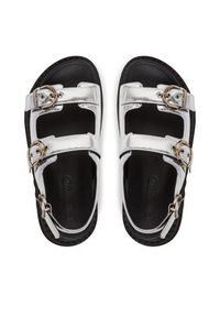 Pinko - PINKO Sandały Kate 03 SD0293 P049 Srebrny. Kolor: srebrny. Materiał: skóra #4