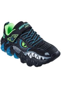 skechers - Adidasy Skechers Skech-o-saurus Lights Bc, Dzieci. Okazja: na uczelnię. Kolor: niebieski. Materiał: skóra ekologiczna, materiał. Model: Skechers Sport. Sport: joga i pilates