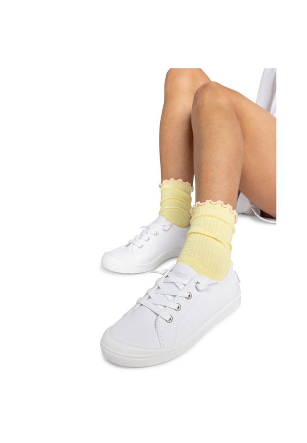 Roxy - Buty dla Kobiety BAYSHORE PLUS Biały. Kolor: biały. Materiał: materiał. Szerokość cholewki: normalna