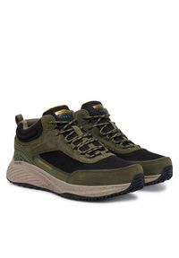 skechers - Skechers Sneakersy Bounder Rse 232961 OLBK Khaki. Kolor: brązowy. Materiał: nubuk, skóra #4
