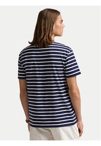 Polo Ralph Lauren T-Shirt 710938134007 Granatowy Slim Fit. Typ kołnierza: polo. Kolor: niebieski. Materiał: bawełna