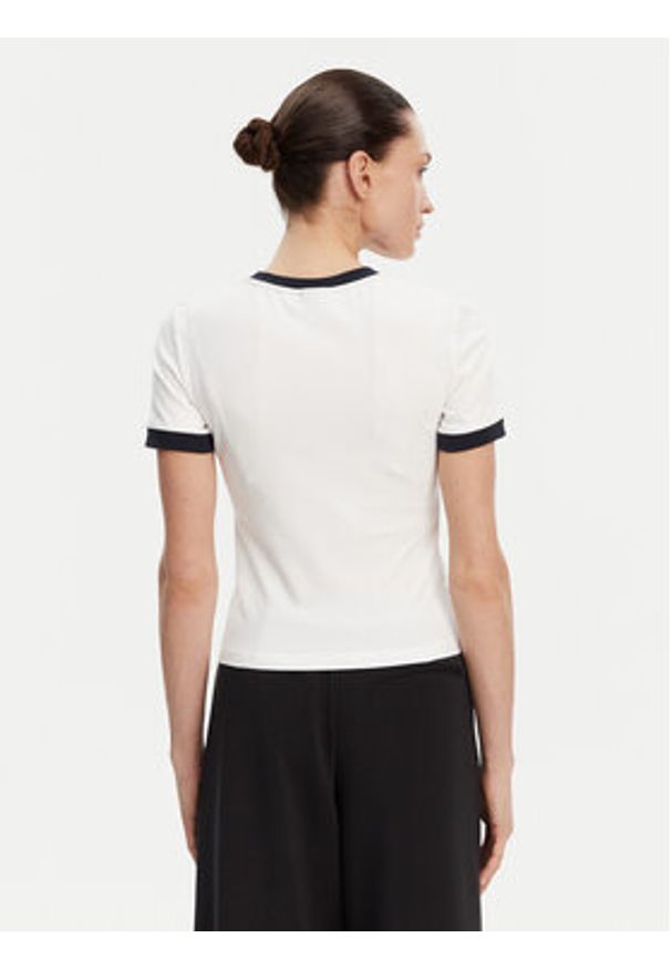Guess T-Shirt V5GP08 KCRN2 Biały Regular Fit. Kolor: biały. Materiał: bawełna