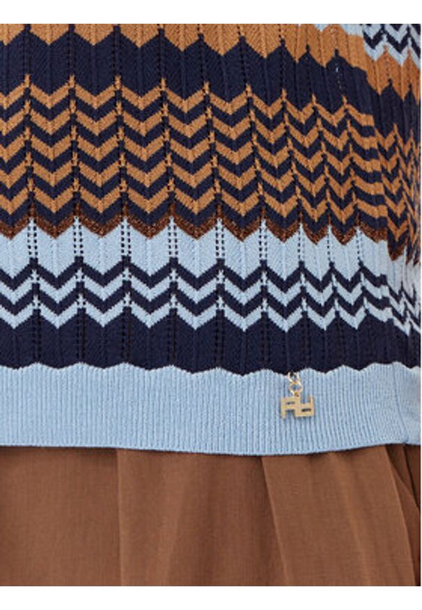 Artigli Sweter ACMA001933 Niebieski Regular Fit. Kolor: niebieski. Materiał: wiskoza