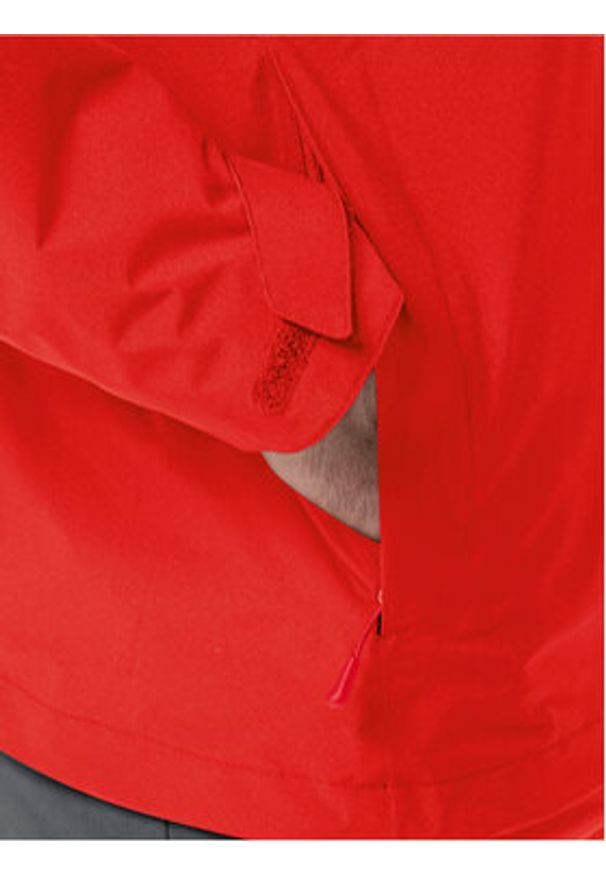 Jack Wolfskin Kurtka przeciwdeszczowa Robury 2L Jkt 1116391 Czerwony Regular Fit. Kolor: czerwony. Materiał: syntetyk