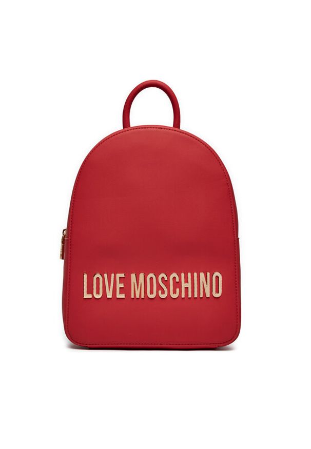 Love Moschino - LOVE MOSCHINO Plecak JC4193PP1LKD0500 Różowy. Kolor: różowy. Materiał: skóra