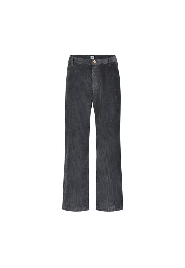 Lee - LEE MĘSKIE SPODNIE SZTRUKSOWE LOOSE WORKWEAR CHINO DARK MUTED GRAY 112356541 L73T008531
