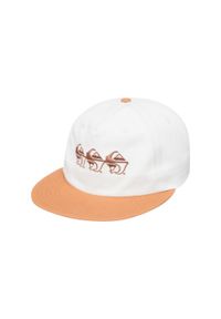 Quiksilver - Czapka Snapback dla Mężczyzn QS FRASSNASSA Brązowy. Kolor: brązowy. Materiał: materiał, bawełna. Wzór: haft