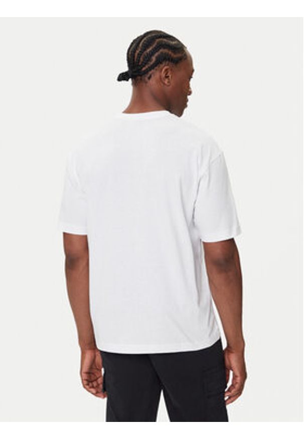 BOSS T-Shirt Te_Voyage 50546370 Biały Relaxed Fit. Kolor: biały. Materiał: bawełna