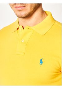 Polo Ralph Lauren Polo Core Replen 710795080 Żółty Slim Fit. Typ kołnierza: polo. Kolor: żółty. Materiał: bawełna #6