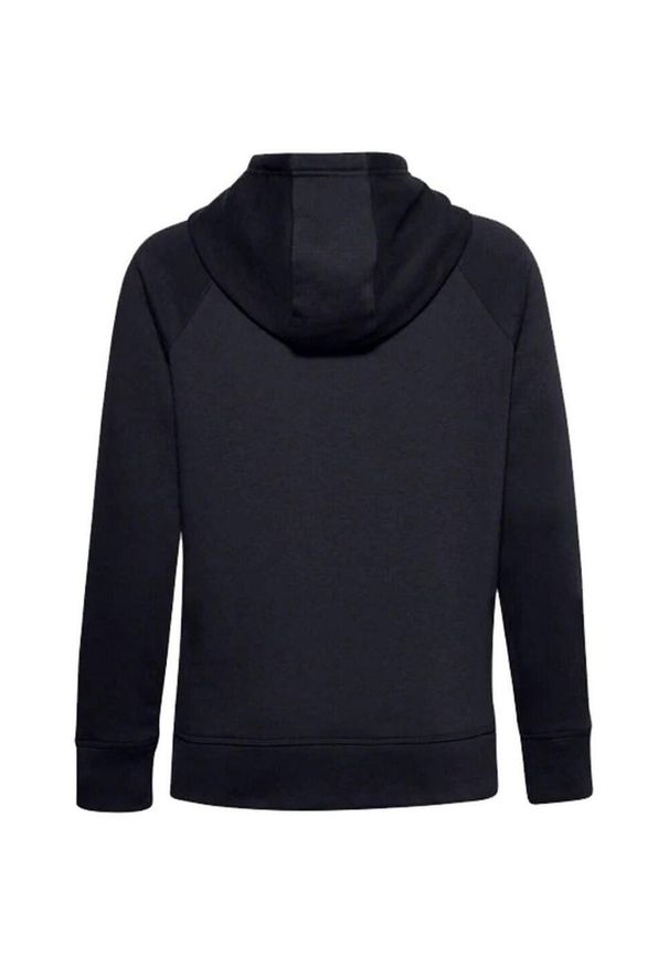Under Armour - Damska Bluza Z Kapturem Rival Fleece Hoodie. Typ kołnierza: kaptur. Kolor: czarny