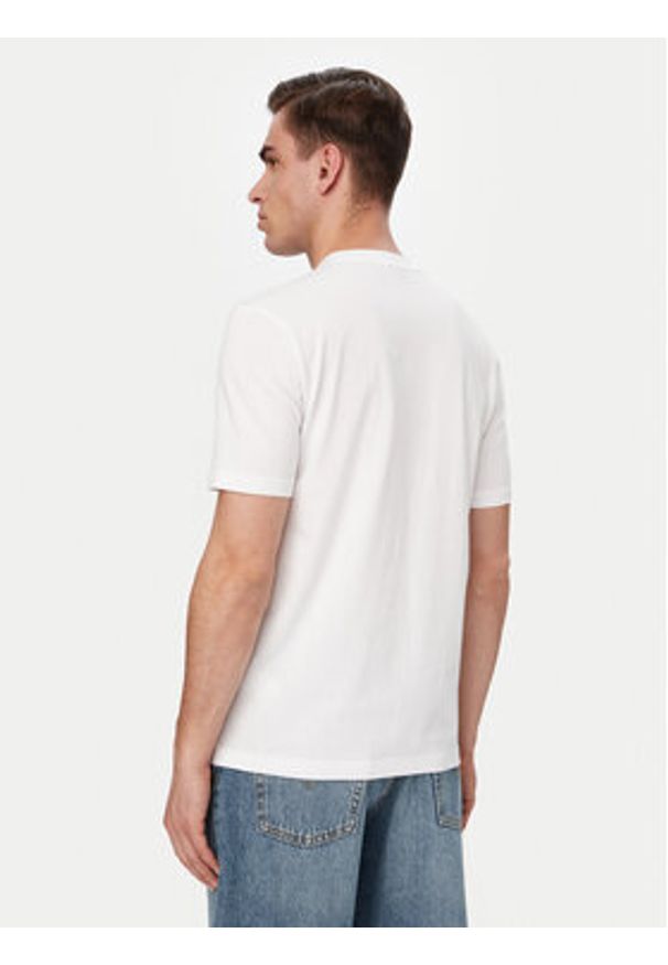 BOSS T-Shirt Bass 50561850 Biały Regular Fit. Kolor: biały. Materiał: bawełna