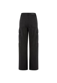 Urban Classics - Spodnie Damskie Utility Twill Stretch Loose Cargo Trousers. Kolor: czarny