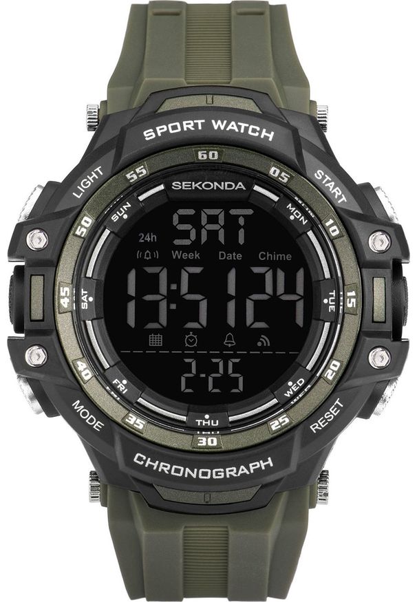 Zegarek Sekonda Zegarek męski Sekonda 30165 zielony. Kolor: zielony