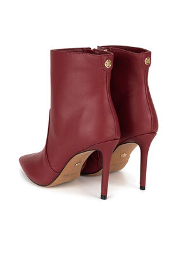 Nine West Botki BYCCC05 Czerwony. Kolor: czerwony. Materiał: materiał