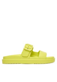 TOMMY HILFIGER - Tommy Hilfiger Klapki FW0FW08953 Żółty. Kolor: żółty. Materiał: syntetyk #1
