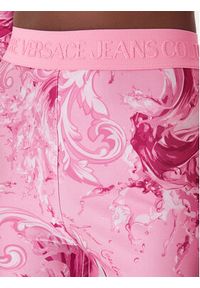 Versace Jeans Couture Legginsy 80HAC101 JS532 Różowy Slim Fit. Kolor: różowy. Materiał: syntetyk #5