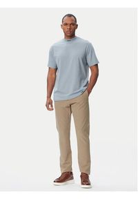 BOSS T-Shirt Tee Collar 50562120 Szary ciemny Relaxed Fit. Kolor: szary. Materiał: bawełna #3