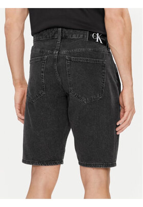 Calvin Klein Jeans Szorty jeansowe J30J325311 Szary Regular Fit. Kolor: szary. Materiał: bawełna