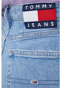 Tommy Jeans jeansy BF6132 damskie high waist. Stan: podwyższony. Kolor: niebieski #4
