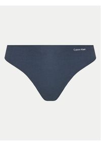 Calvin Klein Underwear Komplet 3 par stringów Thong 3Pk 000QD5219E Kolorowy. Materiał: bawełna. Wzór: kolorowy #5