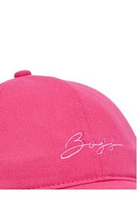 BOSS Czapka z daszkiem Lilyan 50558395 Różowy. Kolor: różowy. Materiał: bawełna #3
