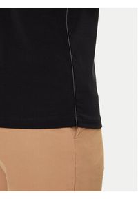 Karl Lagerfeld - KARL LAGERFELD T-Shirt 755050 554221 Czarny Regular Fit. Typ kołnierza: dekolt w karo. Kolor: czarny. Materiał: bawełna #5