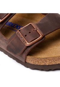 Birkenstock Klapki Arizona Bs 0452761 Brązowy. Kolor: brązowy. Materiał: nubuk, skóra #2