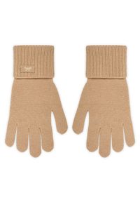 Weekend Max Mara Rękawiczki Damskie Zamianew 2525566055 Brązowy. Kolor: brązowy. Materiał: wełna, materiał
