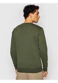 Alpha Industries Bluza Basic Sweater 178302 Zielony Regular Fit. Kolor: zielony. Materiał: bawełna #4