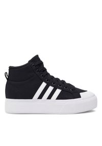 Adidas - adidas Sneakersy BRAVADA 2.0 MID PLATFORM IE2317 Czarny. Kolor: czarny. Materiał: materiał. Obcas: na platformie #1