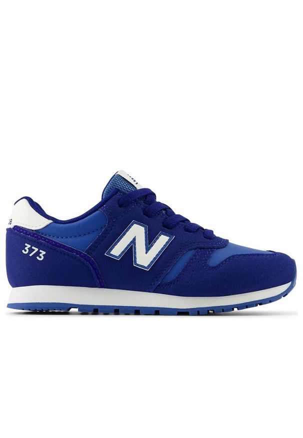 Buty New Balance YC373VO2 - granatowe. Okazja: na co dzień, na uczelnię. Kolor: niebieski. Materiał: guma, syntetyk, materiał. Szerokość cholewki: normalna. Model: New Balance 373