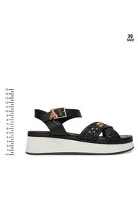 Patrizia Pepe Sandały PPJ392/31 Czarny. Kolor: czarny. Materiał: skóra #8