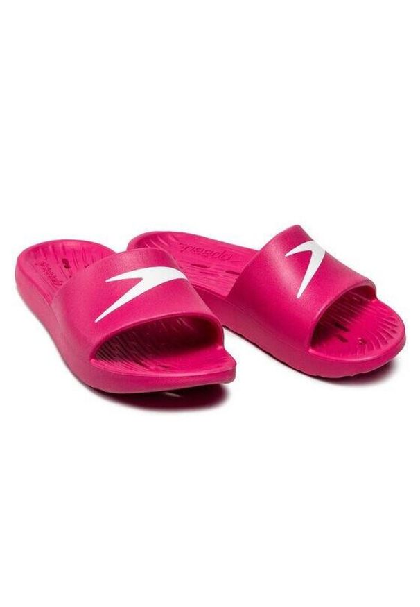 Speedo - Klapki basenowe unisex speedo Slides one piece. Kolor: różowy, biały, wielokolorowy. Styl: sportowy