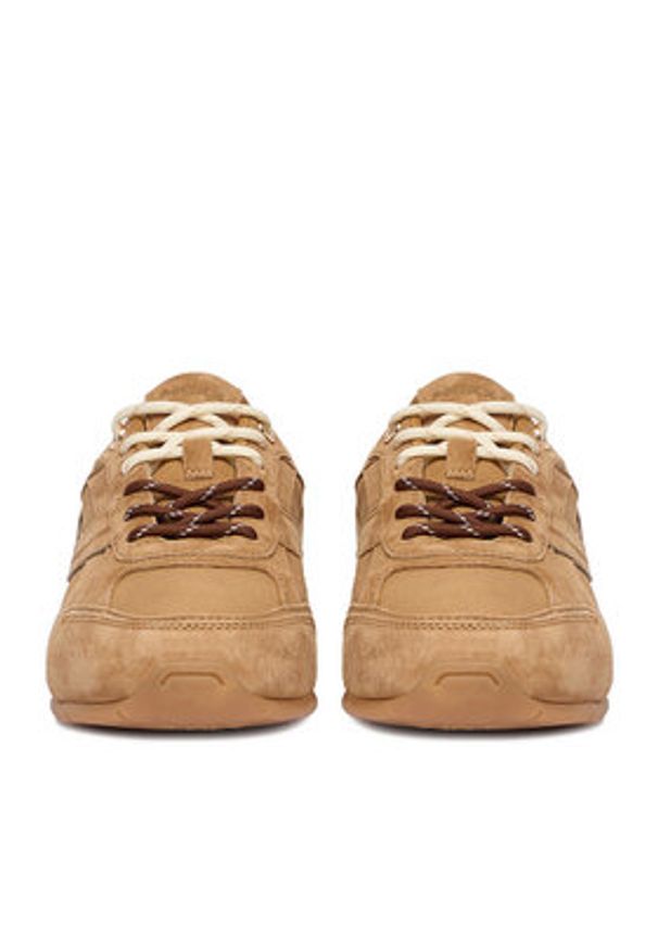 MEXX Sneakersy EO-MI001011061W Brązowy. Kolor: brązowy. Materiał: zamsz, skóra