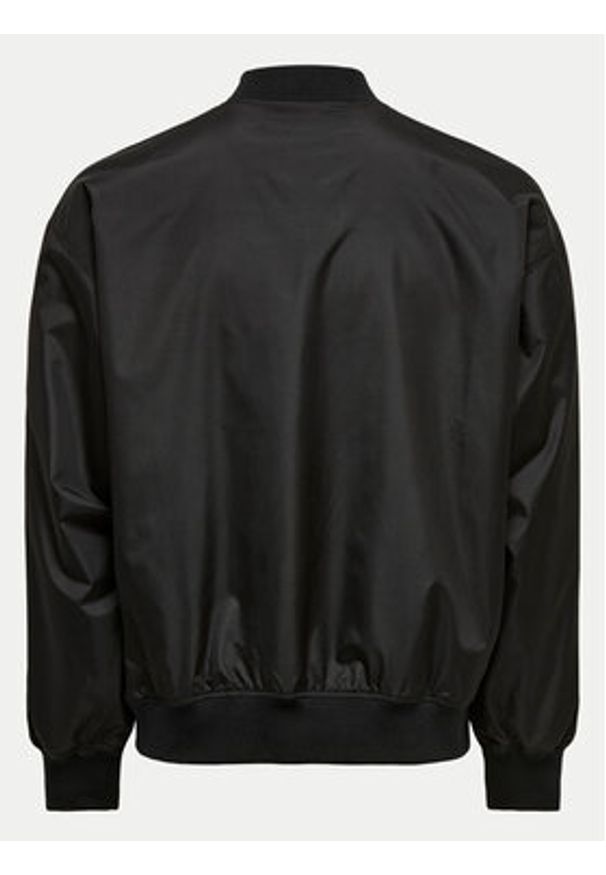 Only & Sons Kurtka bomber Gavin 22030757 Czarny Regular Fit. Kolor: czarny. Materiał: syntetyk