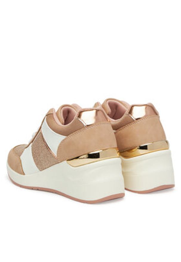 DeeZee Sneakersy AM1109 Różowy. Kolor: różowy. Materiał: skóra