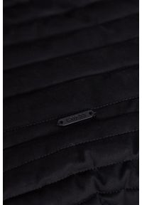 Guess - GUESS Czarna pikowana kurtka damska. Kolor: czarny. Materiał: zamsz, syntetyk #5