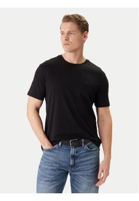 Calvin Klein T-Shirt LV04LB275G Czarny Regular Fit. Kolor: czarny. Materiał: bawełna #1