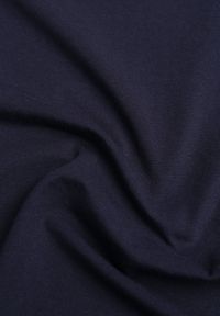 Renee - Granatowy T-shirt z Bawełny z Okrągłym Dekoltem Nedima. Okazja: na co dzień. Kolor: niebieski. Materiał: bawełna. Styl: casual, klasyczny #4