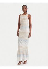 Guess Sukienka dzianinowa W6GKAT Z0936 Beżowy Regular Fit. Kolor: beżowy. Materiał: wiskoza #1