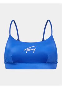 Tommy Jeans Góra od bikini UW0UW04085 Niebieski. Kolor: niebieski. Materiał: syntetyk #4