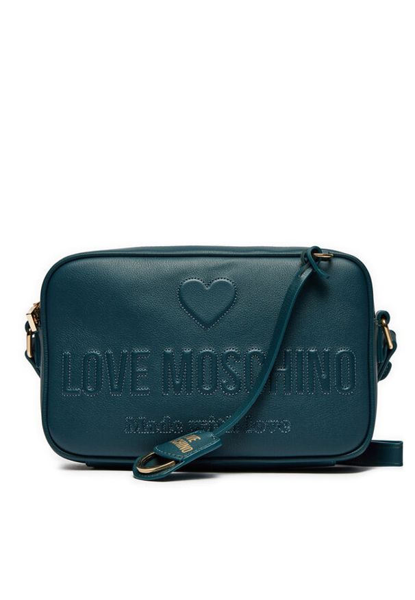 Love Moschino - LOVE MOSCHINO Torebka JC4117PP1LL1081A Zielony. Kolor: zielony. Materiał: skórzane