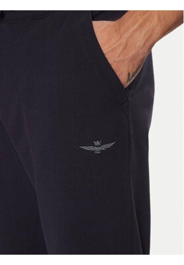 Aeronautica Militare Bluza 242TF082F459 Granatowy Regular Fit. Kolor: niebieski. Materiał: bawełna
