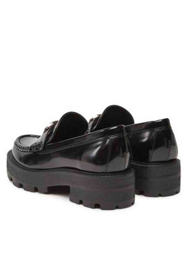 Guess Loafersy FLTYNK ELE14 Czarny. Kolor: czarny. Materiał: skóra