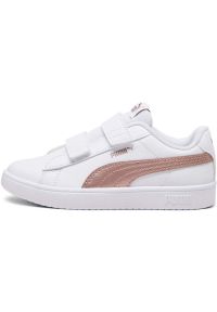 Adidasy Puma Rickie Classic V Ps, Dzieci. Okazja: na uczelnię. Kolor: biały. Materiał: syntetyk, materiał, skóra ekologiczna. Sport: joga i pilates