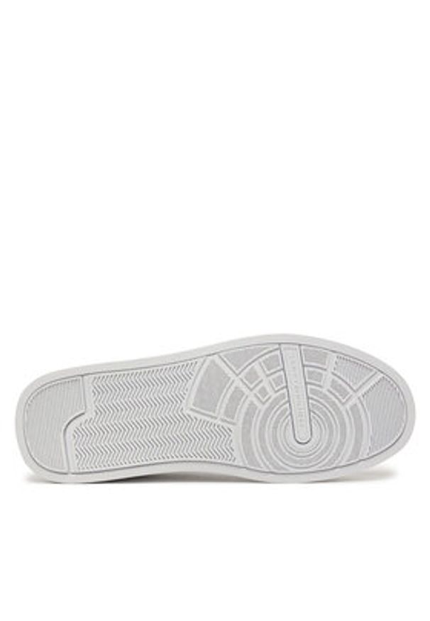 TOMMY HILFIGER - Tommy Hilfiger Sneakersy Th Court Mix Lth FM0FM05489 Biały. Kolor: biały. Materiał: skóra
