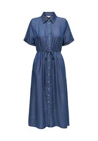 only - ONLY Sukienka jeansowa Charis 15363971 Granatowy Regular Fit. Kolor: niebieski. Materiał: lyocell #4
